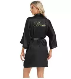 Vestido de dama de honra para mulheres, roupão sexy, roupão curto, quimono casual, design de flores, tamanho m, l, xl
