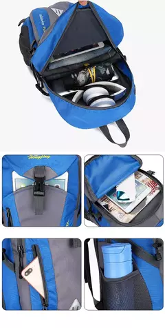 Clássico masculino mochila náilon à prova dwaterproof água casual viagem ao ar livre mochila caminhadas acampamento montanhismo mochila saco de esportes feminino - loja online