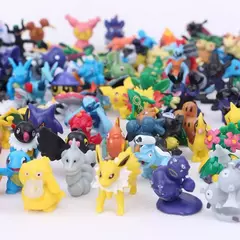 Imagem do 24-144 pçs estilo diferente pokemon anime figura pikachu modelo de ação 2-3cm não repetindo mini modelo boneca brinquedo crianças presentes de natal