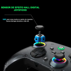 FERROX M5 QRD Xbox Gaming Controller Gamepad com fio com efeito Hall para Xbox Series S Xbox Series X Xbox One PC Wireless na internet