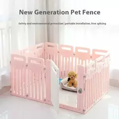 Cerca para animais de estimação, gaiola para cerca de cachorro, gaiola de plástico ecológica para cães