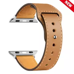 Pulseira de couro para Apple Watch Band, Sport Loop Bracelet, Ultra 2, 49mm, 44mm, 40mm, 38mm, 42mm, iWatch Series 9, 8, 7, 3, 4, 5, 6, SE, 41 milímetros, 45 milímetros na internet