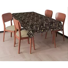 Toalha Plástica de Mesa Térmica 4 lugares / 1,50m x 1,40m - comprar online