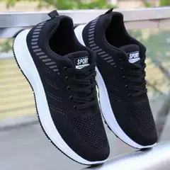 Tênis casual de slip-on masculino, tênis de corrida respirável, tênis e caminhada ao ar livre, na moda, 2024 - comprar online