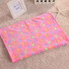 3 tamanhos bonito quente pet cama tapete capa toalha artesanal gato cão velo cobertor macio para pequenos médios grandes cães filhote de cachorro suprimentos para animais de estimação - comprar online