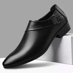 Sapatos de couro de luxo masculino, vestido formal, sapatos Oxfords masculinos, casual de negócios, festa de casamento, trabalho de escritório, masculino, plus size - comprar online