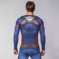 Rashguard super t-camisa masculina de manga longa compressão apertado fitness gym esportes impressão digital correndo agasalho herói jerseys - comprar online