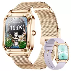 LIGE-AI Controle de Voz Relógio Inteligente para Mulheres, Esporte Fitness Smartwatch, Pulseira Full Touch, Chamada Bluetooth, À Prova D 'Água, Moda Feminina - comprar online
