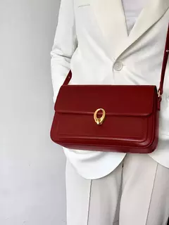 Imagem do Bolsa axilas retrô para mulheres, bolsa de ombro crossbody, nicho de textura high-end, nova, 2024
