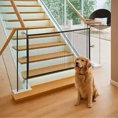 Imagem do Cerca para cães de estimação, portão seguro, guarda de segurança, cercas dobráveis para cães, portão de malha ingeniosa, portão mágico para animais de estimação, suprimentos para animais de estimação