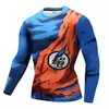 Camisas de Compressão de Secagem Rápida para Homens, Anime Goku Camisetas, Manga Curta, Vegeta Cosplay Costume Tops, Dragon Ball Z