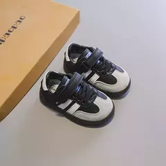 Sapatos de lona respirável infantil, fundo de biscoito, bebê, meninos, meninas, desempenho escolar, moda infantil