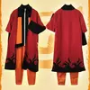 Anime kakashi cosplay traje uzumaki kakashi outfit adultos ternos masculinos trajes de desenhos animados japoneses manto calças superiores