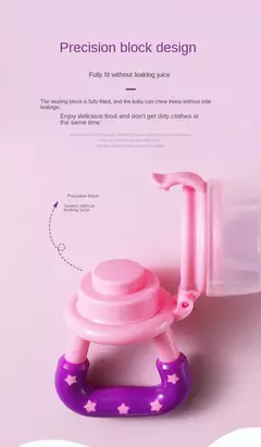 Imagem do Chupeta alimentador de frutas infantis Brinquedos de dentição Alimentador de alimentos frescos Mamilo de frutas Bolsas de silicone para crianças pequenas, crianças, menino, menina