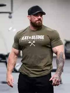 Algodão masculino solto camiseta de grandes dimensões, camiseta de ginástica masculina, streetwear de corrida, roupas fitness, moda esportiva verão, novo - comprar online