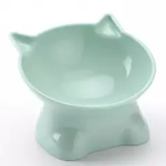 Imagem do Venda quente estilo nórdico tigela para animais de estimação proteção de vértebra cervical tigela de gato anti-ponta plástico boca inclinada tigela de gato suprimentos para animais de estimação