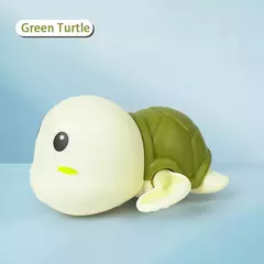 Imagem do Brinquedo bonito tartaruga de natação para criança, Brinquedos de água para bebê, Banho clássico, Água, Corrente, Relógio, Piscina, Praia, 3 peças
