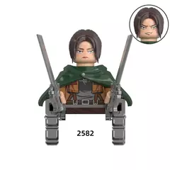   Ataque ao titã wiki anime tijolos pesquisa corpo erem jaeger armin levi mikasa mini figuras de brinquedo ação blocos de construção para crianças - Wolf Magazine