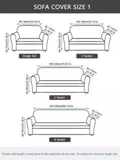 1pc flor impressa elástica capa de sofá antisuciedad elastano capa protetor de móveis para o quarto escritório sala estar decoração casa - comprar online
