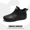 Botas de chuva antiderrapante impermeáveis para homens, sapatos de tornozelo alto para casal, caminhadas, pesca, água, chef, trabalho, ao ar livre, moda, novo