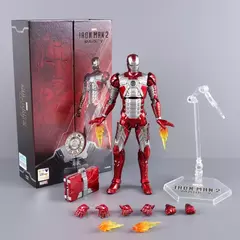 ZD Brinquedos Homem de Ferro Série Filme Action Figure, Movable Joint, Mark Dolls, MK1, MK2, MK3, MK4, MK5, MK6, MK7, MK42, MK43, MK50, 7 em