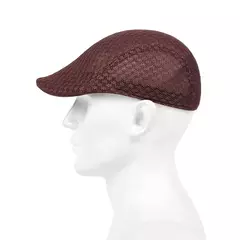 Bonés de jornaleiro de malha respirável masculino, chapéus de pintores britânicos, boné liso, boinas hip hop, primavera e verão - comprar online