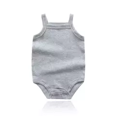 Verão 0-48m roupas da menina do bebê material de algodão colete macacão do bebê cor sólida macio e confortável bodysuit do bebê recém-nascido - comprar online