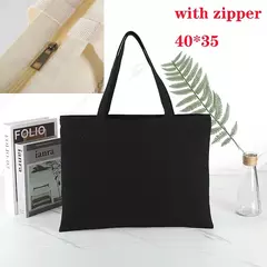 Imagem do Sacos de lona saco de compras de alimentos eco-friendly dobrável bolsa de bolso dobrável tote portátil bolsas de ombro sacola de compras