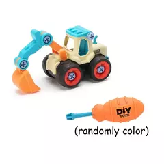 Porca Desmontagem Carregando Descarga Engenharia Caminhão Escavadeira Bulldozer Montessori Educação Brinquedo Criança Parafuso Criativo Ferramenta Carro - Wolf Magazine