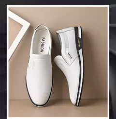 Elegante sapatos Oxford masculinos, sapatos formais masculinos, mocassins de vestido de casamento, slip on, plus size, moda, 2024 - comprar online