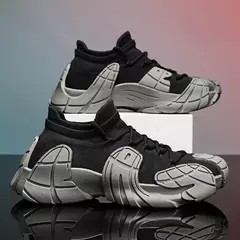 Casual Mesh Ventile Calçados esportivos para homens e mulheres, casais, meias de malha, sola grossa, tênis de lazer, tênis mecha - comprar online