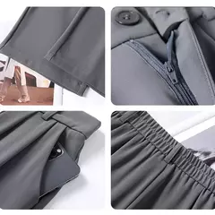 Calça feminina clássica de cintura alta, calça larga, reta, clássica, verão, outono, fato da moda, Lady, 2022 na internet
