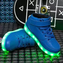 Tamanho 25-46 led sapatos com luzes brilhantes led chinelos para crianças & adulto feminino tenis para crianças meninos meninas sapatilhas luminosas