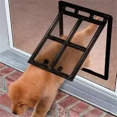 Porta de tela para animais de estimação, porta com fechadura para gato, porta de plástico para cães de estimação, à prova de mosquitos, janela de segurança, portão de aba, cerca para cães - comprar online