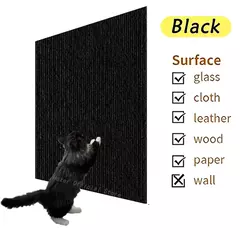 Parede anti gato risco sofá diy gatos placa de risco sofá proteção patas afiar aparável auto-adesivo tapete gatos placa de risco