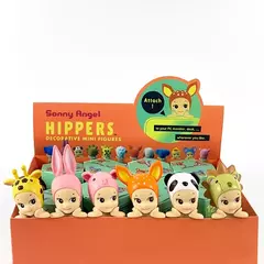 Imagem do 20o aniversário hippers olhando para trás figuras de anime ornamentos bonecas fãs crianças presentes aleatórios 12 peças