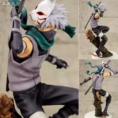 19cm quente dos desenhos animados naruto anime figura hatake kakashi figura de ação escuro ninja kakashi estatueta pvc coleção modelo boneca brinquedos - Wolf Magazine