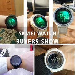 SKMEI-1841 Luxo Digital Sports Watch para homens, relógio de pulso impermeável, cronômetro, contagem regressiva, relógio militar, 1560 na internet