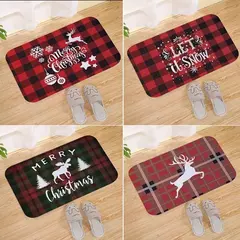 Decorações de Feliz Natal para Casa, Capacho De Alce, Ornamento De Ano Novo, Decoração De Festa De Natal, Natal Noel Rug, Presentes, 2024, 2025 na internet