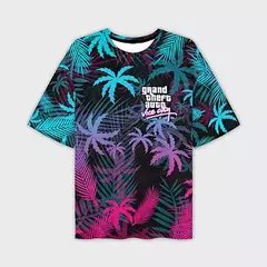 Imagem do Camiseta Grand Theft Auto 3D para homens e mulheres, T-shirt extragrandes do GTA, Tops infantis, meninos e meninas, moda