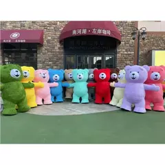 Panda Inflatable Clothing Carnival Event Performance Cartoon Marsha Bear Mascot Costume Birthday Party Role Playing Gorilla - comprar online