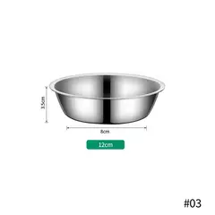 Tigela para alimentação de animais de estimação, grande capacidade, aço inoxidável, comida para cães e gatos, tigela alimentadora de metal, durável e barata na internet