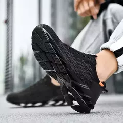 Imagem do Tênis de corrida antiderrapante respirável para homens e mulheres, tênis esportivos, moda casual, primavera e outono