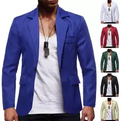 Blazer de retalhos casual masculino, ternos masculinos, jaqueta de um botão slim fit, nova moda, M-XXXL na internet