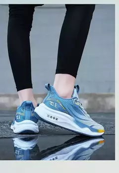 Sapatilhas esportivas casuais masculinas, Sapatilhas populares de malha de peixe, Tênis de corrida respiráveis, Moda - comprar online