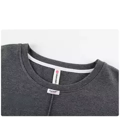 Pijama masculino com gola em o listrado, pijamas de algodão penteado, lounges plus size, outono e inverno, maduro na moda, novo, L a 6XL, 2020 - Wolf Magazine
