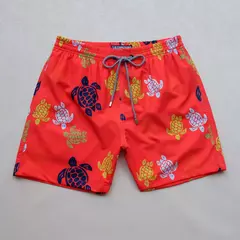Marca masculina Vilebre Beach Board Shorts, Tartarugas Swimwear, Shorts de Surf Esportivo, Alta Qualidade - comprar online