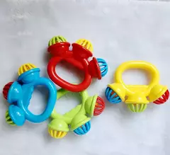 Bebê recém-nascido chocalho bola brinquedos, segurando a mão Bell, brinquedos sensoriais, materiais de segurança para crianças, 0-24 meses, 4pcs - comprar online