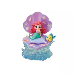Bandai qposket disney princesa ariel anime figuras de ação brinquedos versão q modelo colecionável crianças presentes aniversário presente surpresa