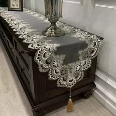 Toalha De Mesa De Renda De Flor Antiderrapante, Tampa De Mesa, Retângulo, Cozinha, Jantar, Café, Festa, Mesa, Decoração Do Armário - Wolf Magazine